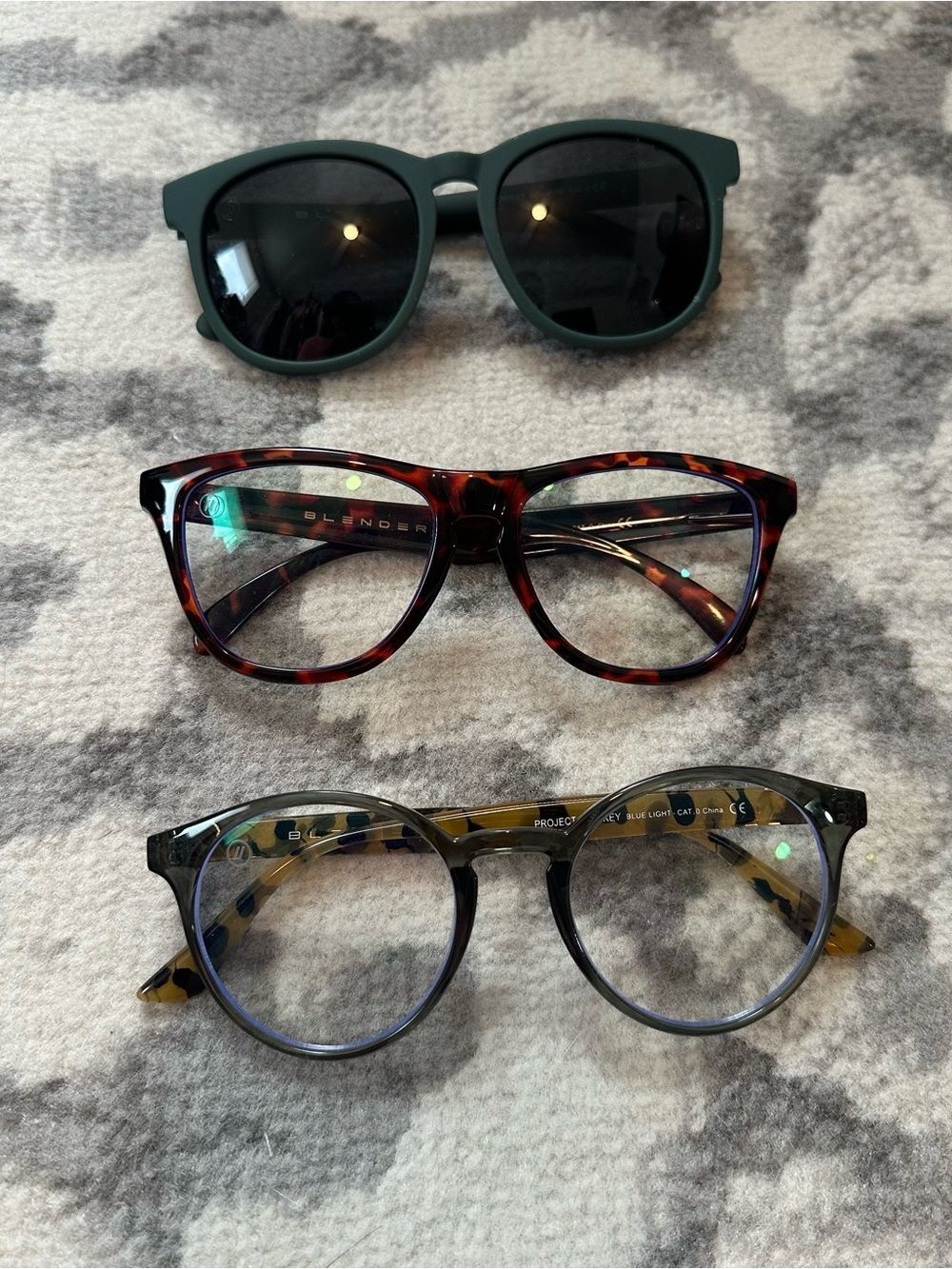 Blenders Eyewear Sunglasses and Blue Light Glasses Bundle of 3 Pairs Sun Women’s